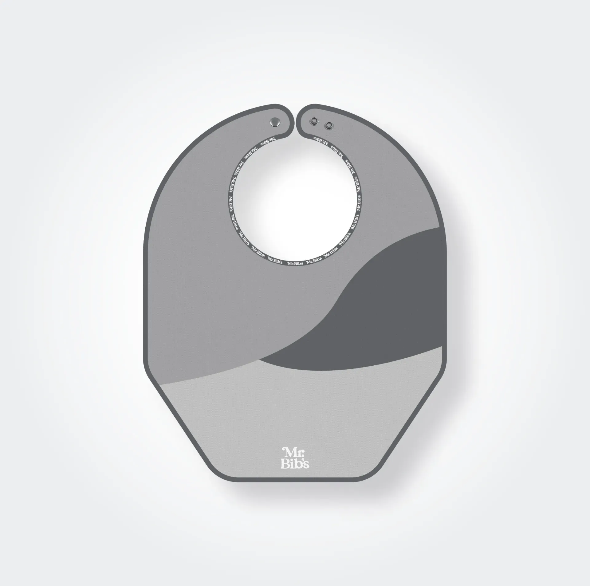 Bib Colors Grey (Bib standard: 40 cm x 50 cm)