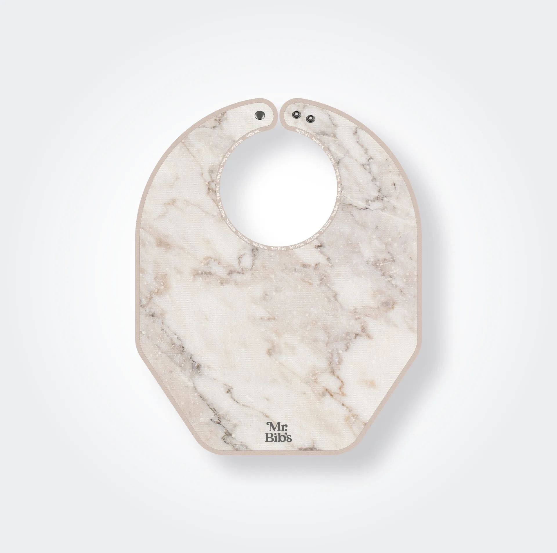 Bib Marble Beige (Bib standard: 40 cm x 50 cm)