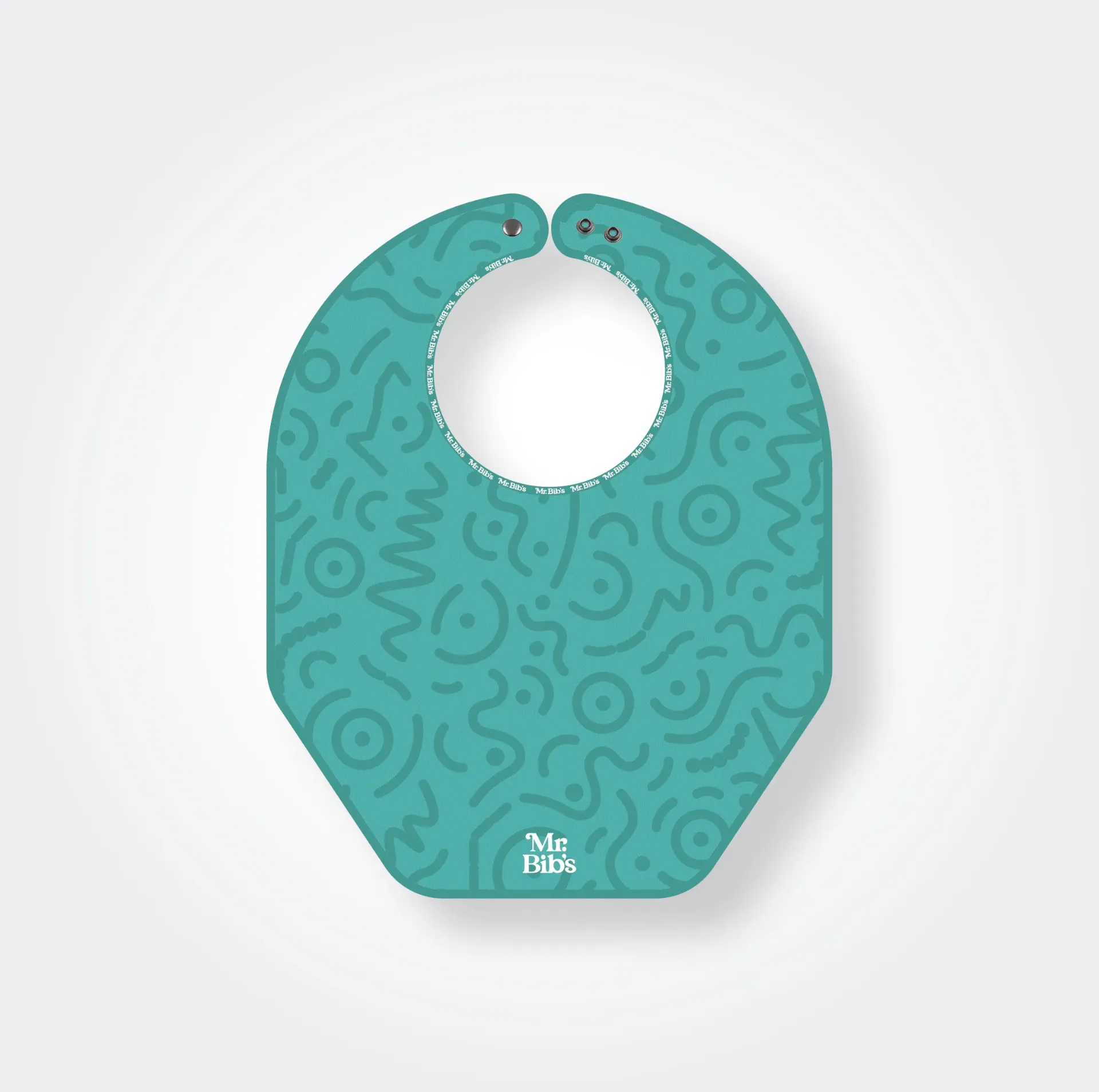 Bib Bacteria Aquamarine (Bib standard: 40 cm x 50 cm)