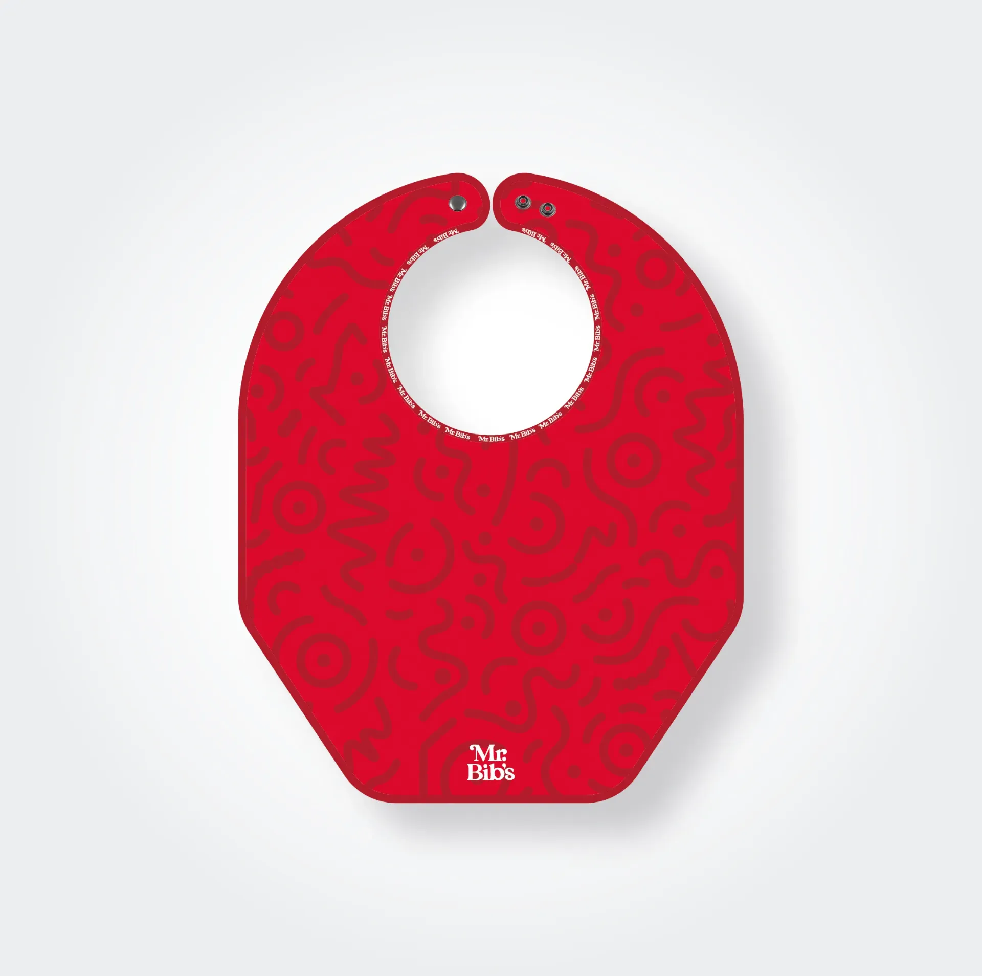 Bib Bacteria Red (Bib standard: 40 cm x 50 cm)