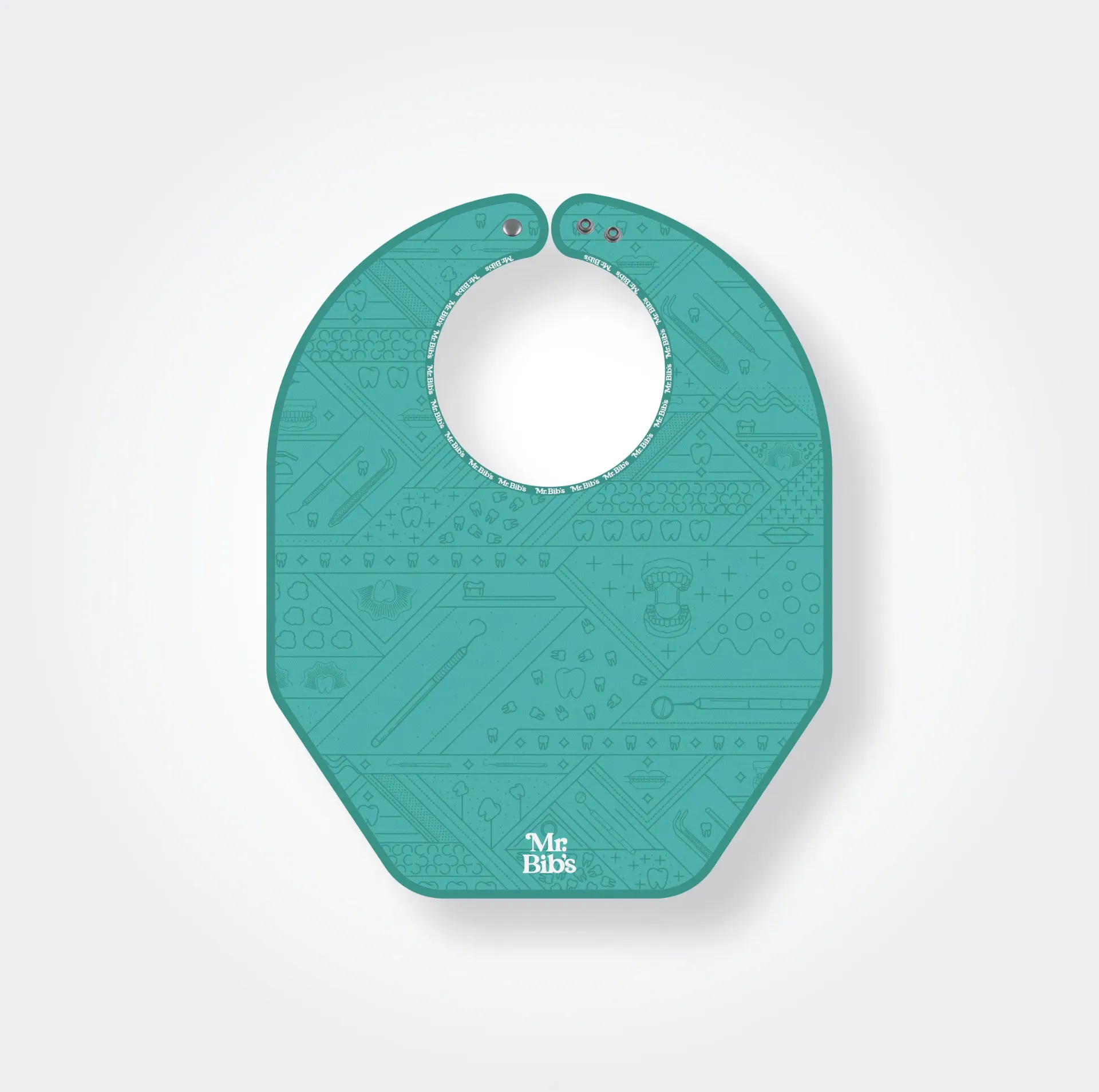Bib Dental Journey Aquamarine (Bib standard: 40 cm x 50 cm)