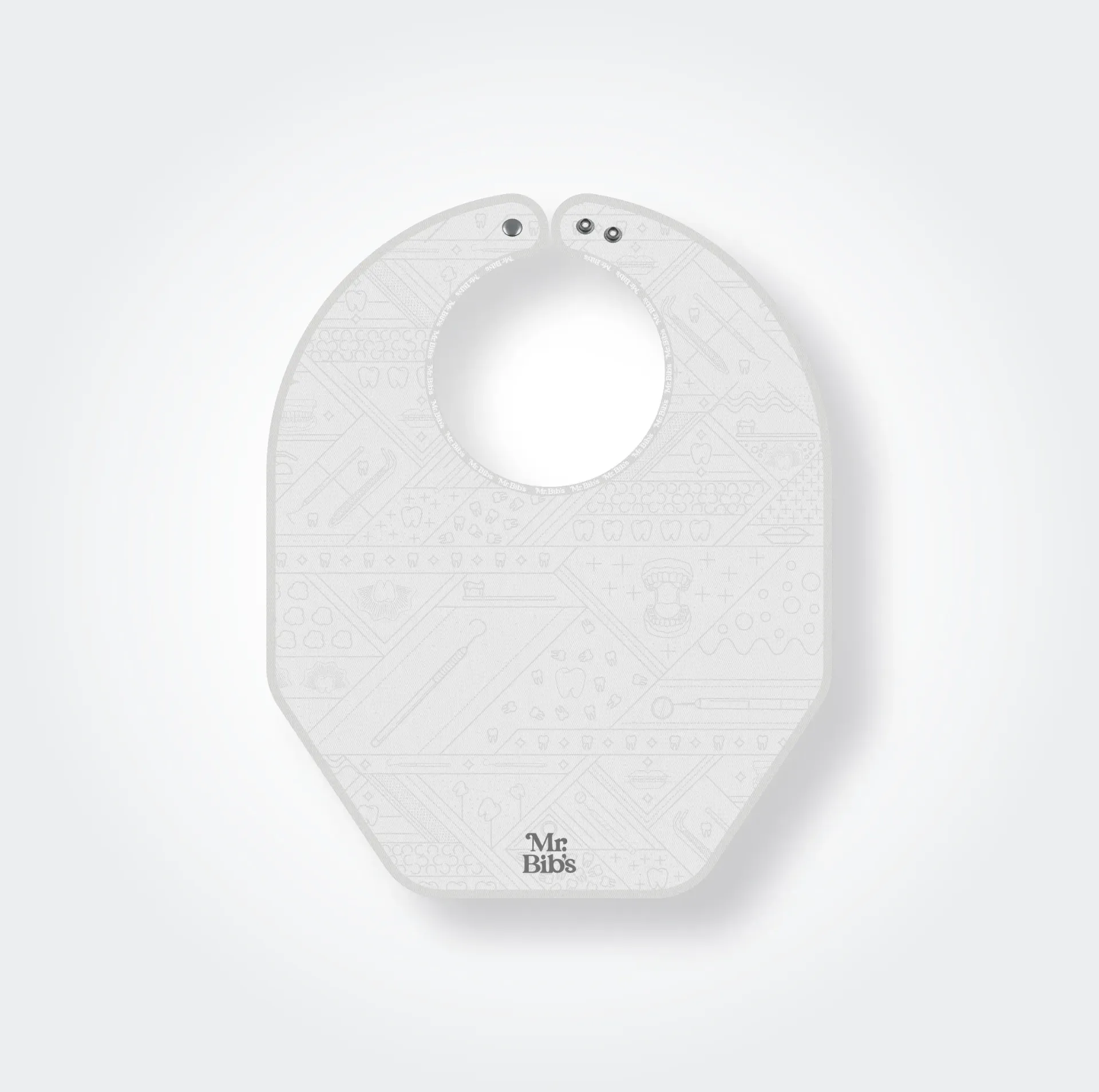 Bib Dental Journey White (Bib standard: 40 cm x 50 cm)