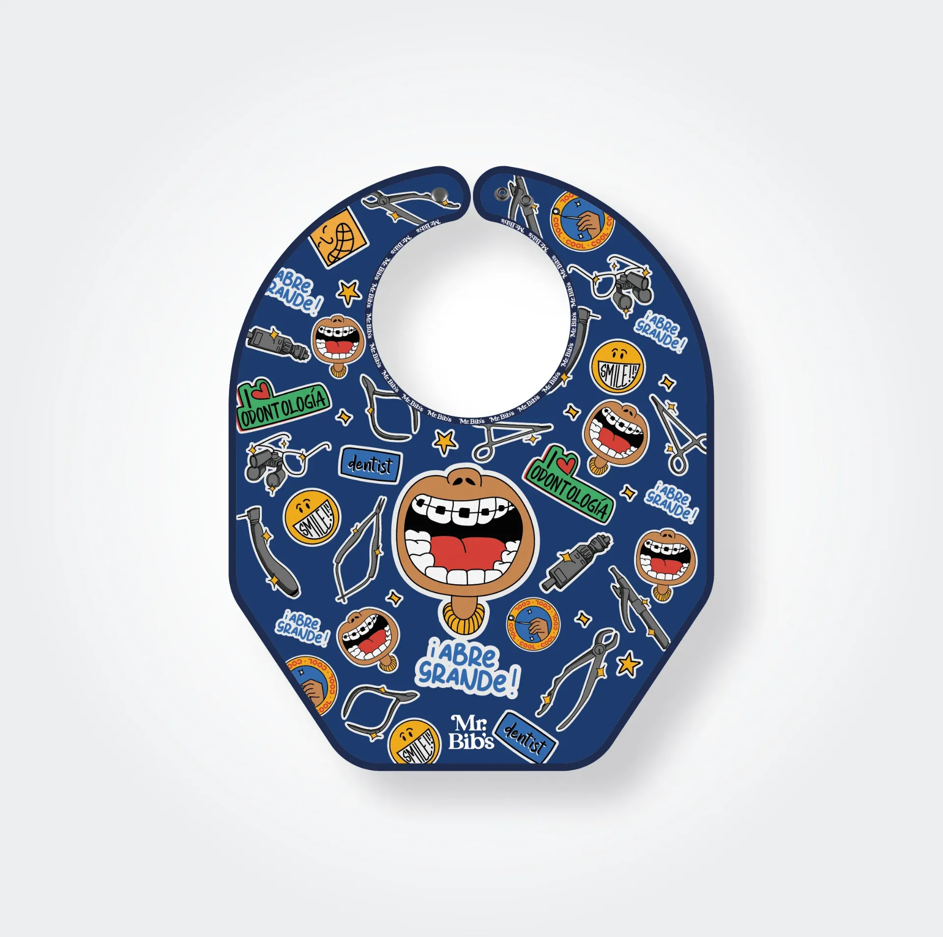 Bib Stickers Blue (Bib standard: 40 cm x 50 cm)