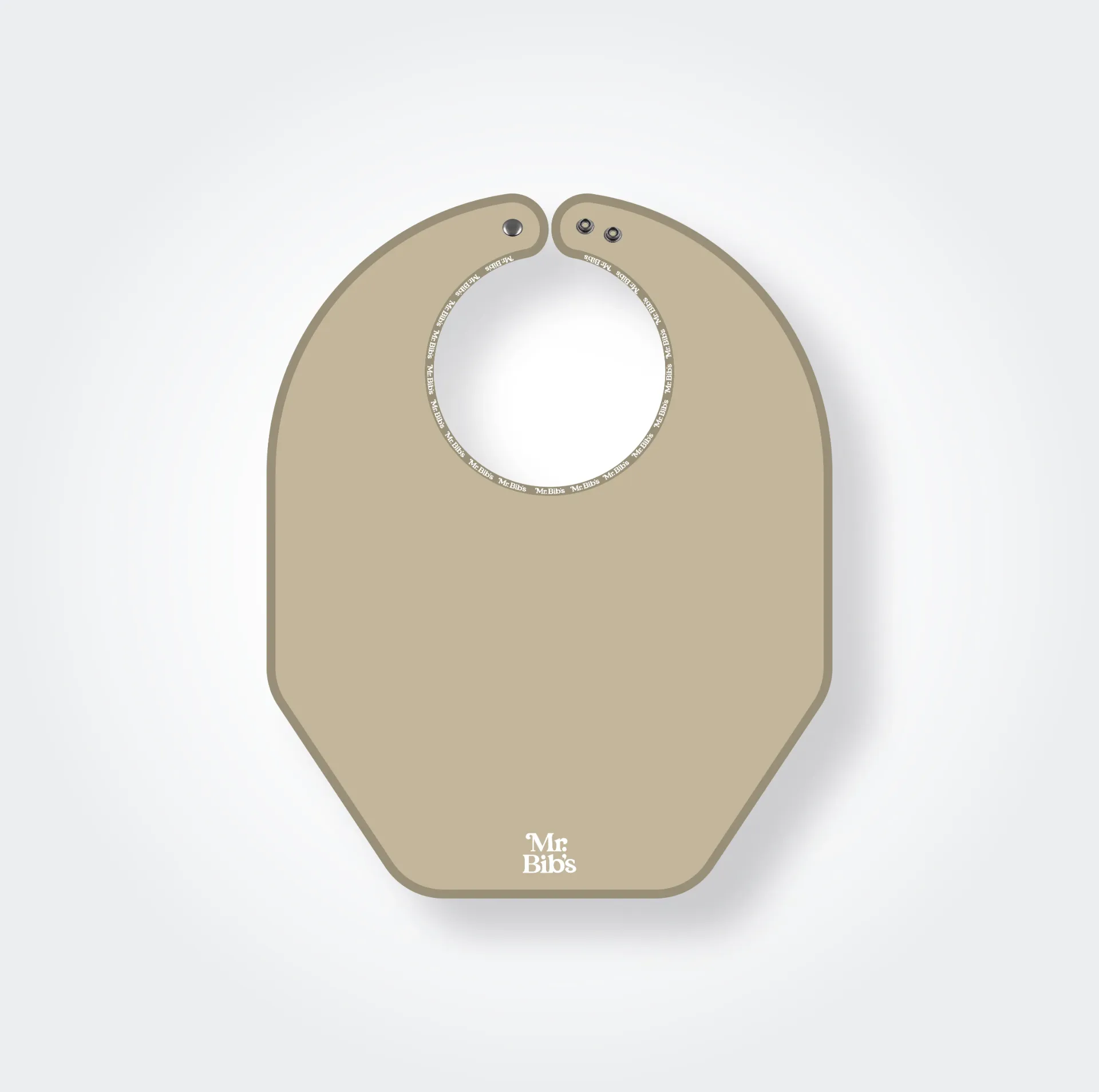 Bib Dark Beige (Bib standard: 40 cm x 50 cm)