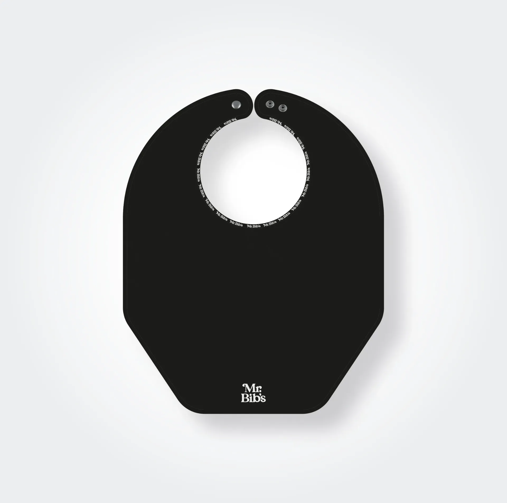 Bib Classic Black (Bib standard: 40 cm x 50 cm)